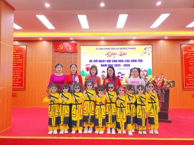 TRƯỜNG MẦM NON VÕ NGUYÊN GIÁP THAM GIA GIAO LƯU “BÉ VỚI NGÀY HỘI VĂN HÓA CÁC DÂN TỘC” NĂM HỌC 2025-2026